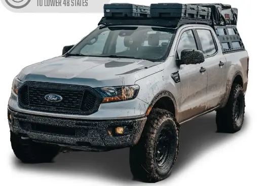 Prinsu Designs Ford Ranger Supercrew Roof Rack (2019–2021) 2
