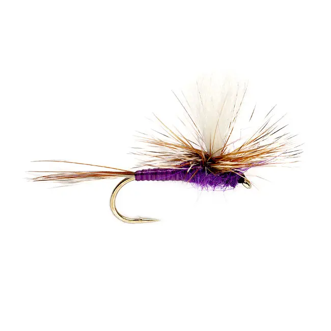 Purple Haze Parachute Adams Dry Fly Assortment (6-Pack) 1