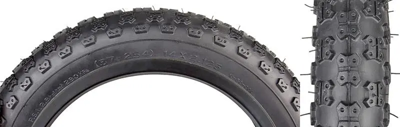 Pyramid 14-Inch Bmx Tire For Small-Wheel Bikes 1