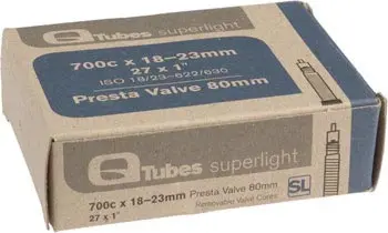 Quality Super-Lightweight Presta Valve Inner Tubes – 700C Size 1