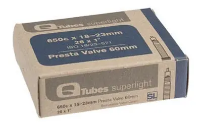 Quality Ultra-Light 650C Presta Valve Inner Tubes 1