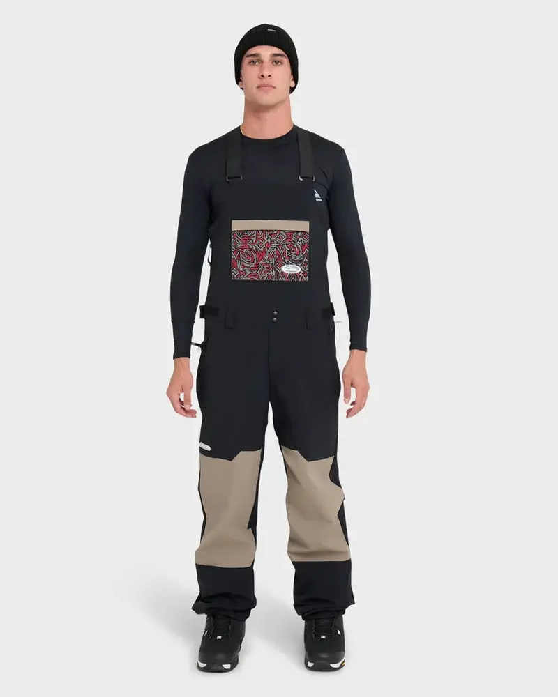Quiksilver Men'S Fly High Bib Snow Pants 1