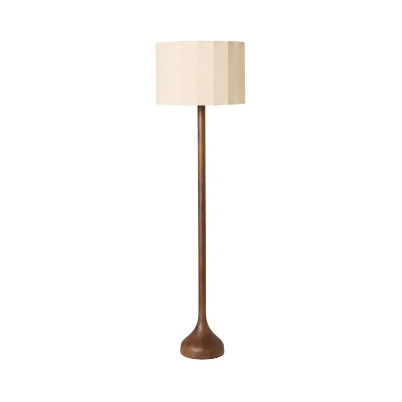 Ravi Wooden Floor Lamp – 157 Cm Warm-Tone Standing Lamp With Natural Grain 1