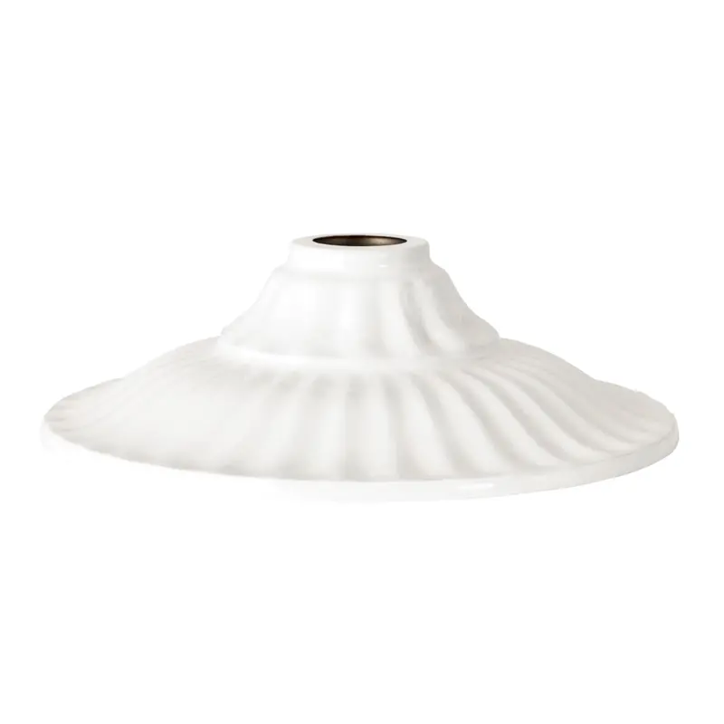 Rico Off-White Metal Pendant Shade (26Cm, Shade Only) 1