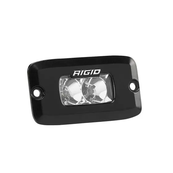 Rigid Industries Sr-M Pro Flood Light – Black, Non-Diffused, Flush-Mount (Model 922113) 1