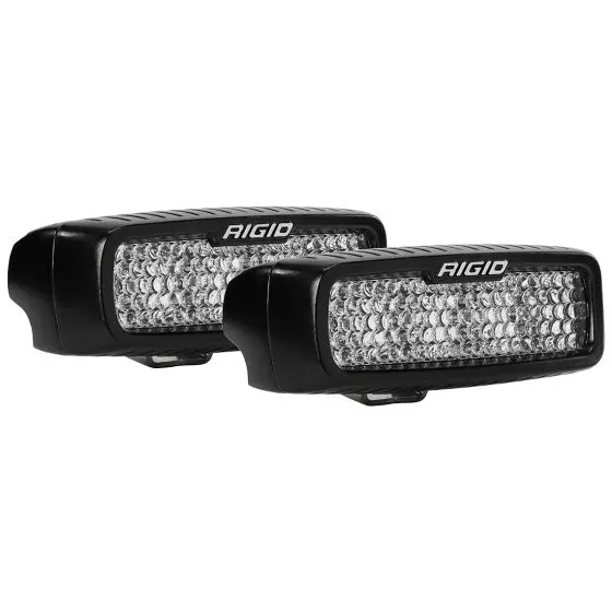 Rigid Industries Sr-Q Pro Flood Backup Light Kit – Diffused, Surface-Mount (Model 980023) 1