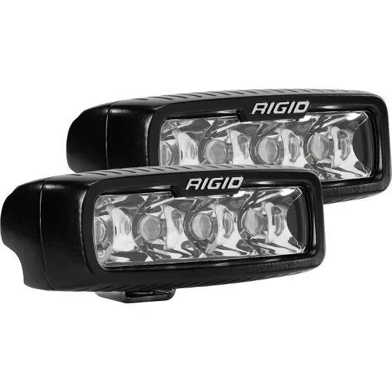 Rigid Industries Sr-Q Pro Spot Light Pair – Black, Non-Diffused, Surface-Mount (Model 905213) 1
