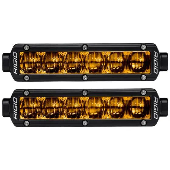 Rigid Industries Sr-Series Pro 6-Inch Selective Yellow Fog Lights – Dot/Sae J583 Certified, Surface Mount Pair (906704) 1
