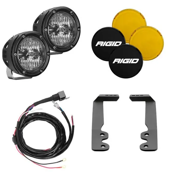 Rigid Industries Toyota Tundra (2022+) & Sequoia (2023+) 360-Series 4" A-Pillar Led Light Kit (Model 46807) 1