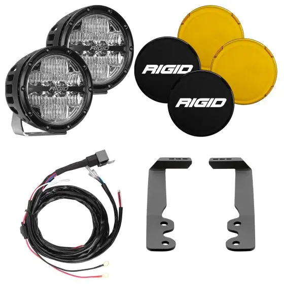 Rigid Industries Toyota Tundra (2022+) & Sequoia (2023+) 360-Series 6" A-Pillar Led Light Kit (Model 46806) 1