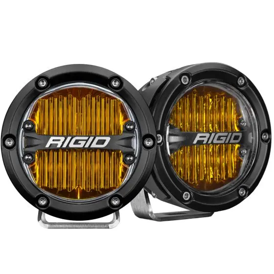 Rigid Industries Yellow Sae-Certified 360-Series Pro Fog Light Kit – Pair, Model 36121 1