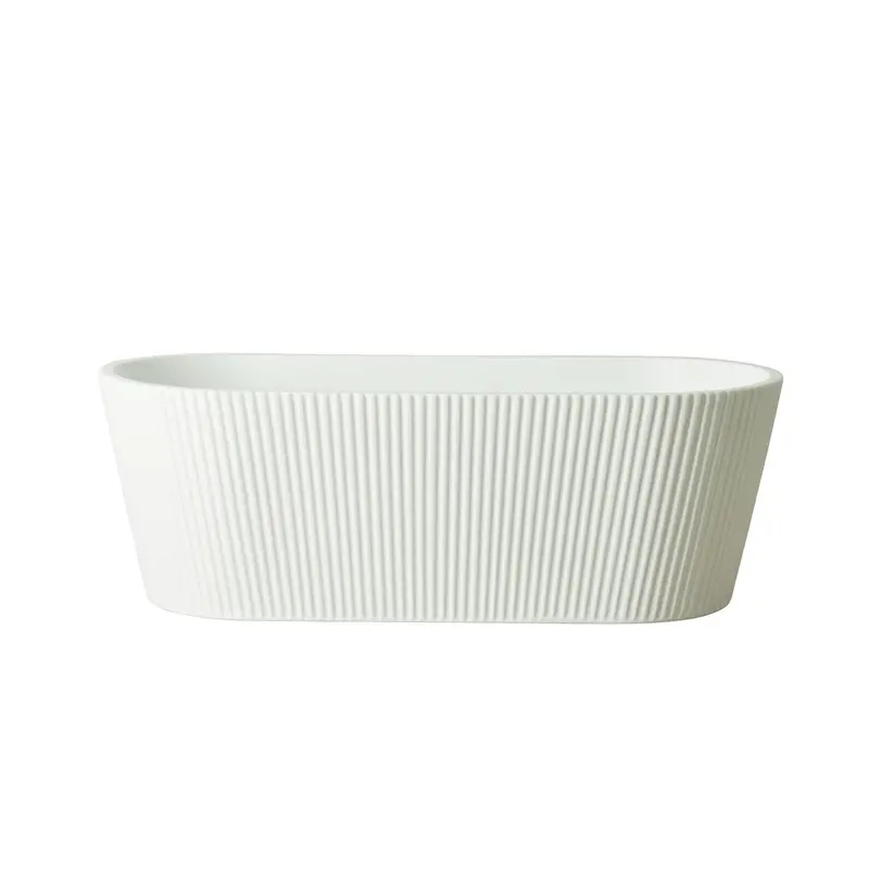 Ripple 1700 Mm White Freestanding Bath Tub 1