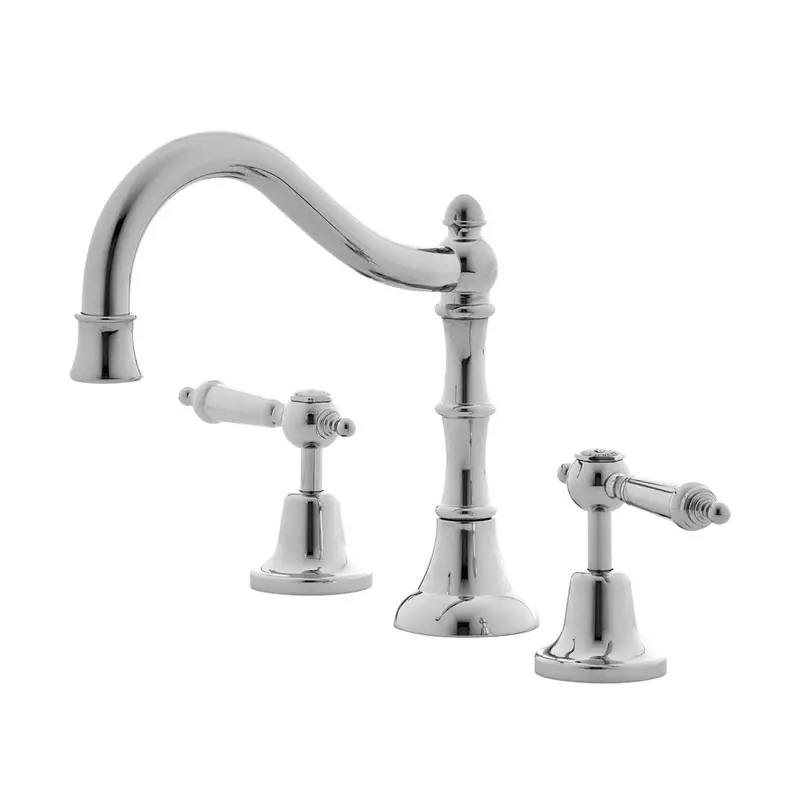 Rochelle Chrome Lever Basin Faucet Set 1