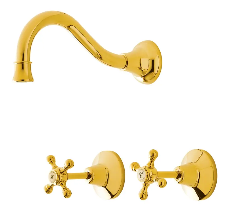 Rochelle Pvd Bath Filler And Over-Bath Shower Set 1