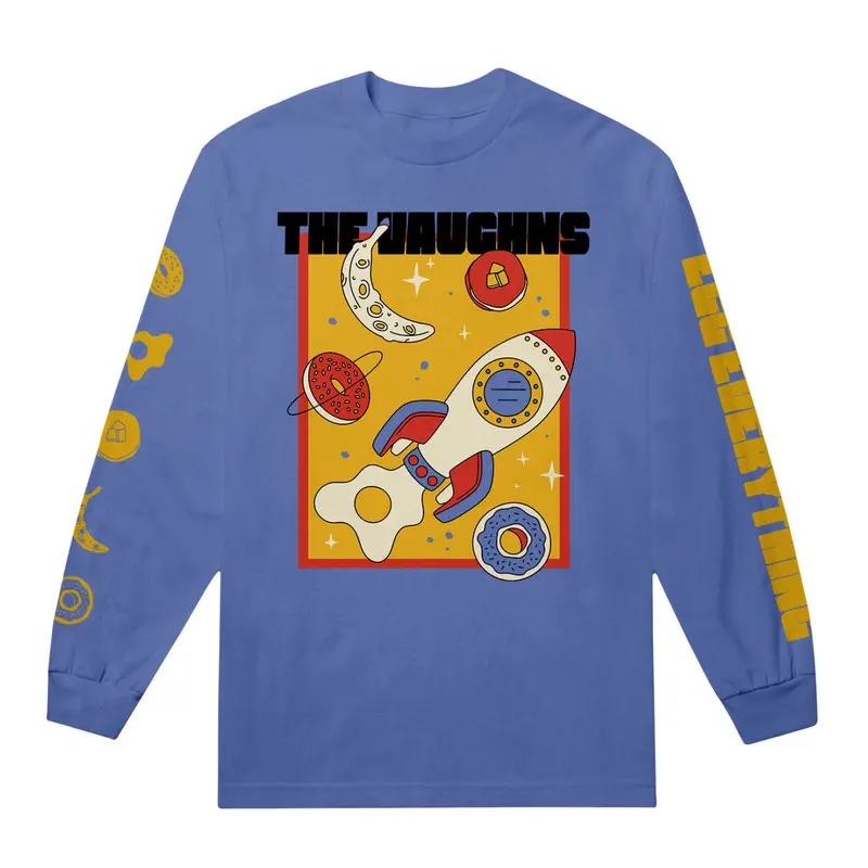 Rocket Blue Long-Sleeve T-Shirt 1