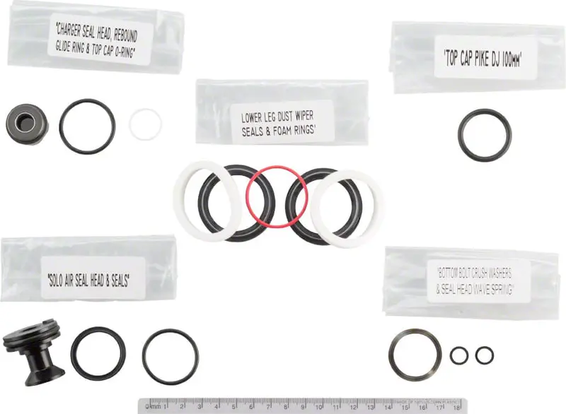 Rockshox Pike & Pike Dj Solo Air A1 Fork Service Kit (200-Hour Or Annual Maintenance) 1