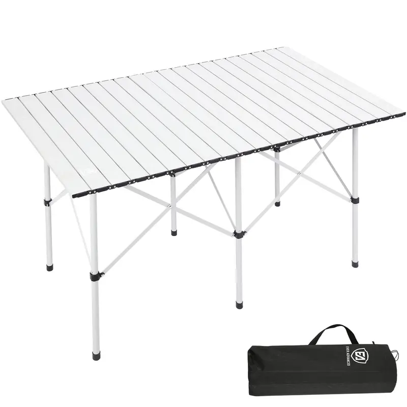 Roll-Up Portable Camping Table With Carry Bag 1