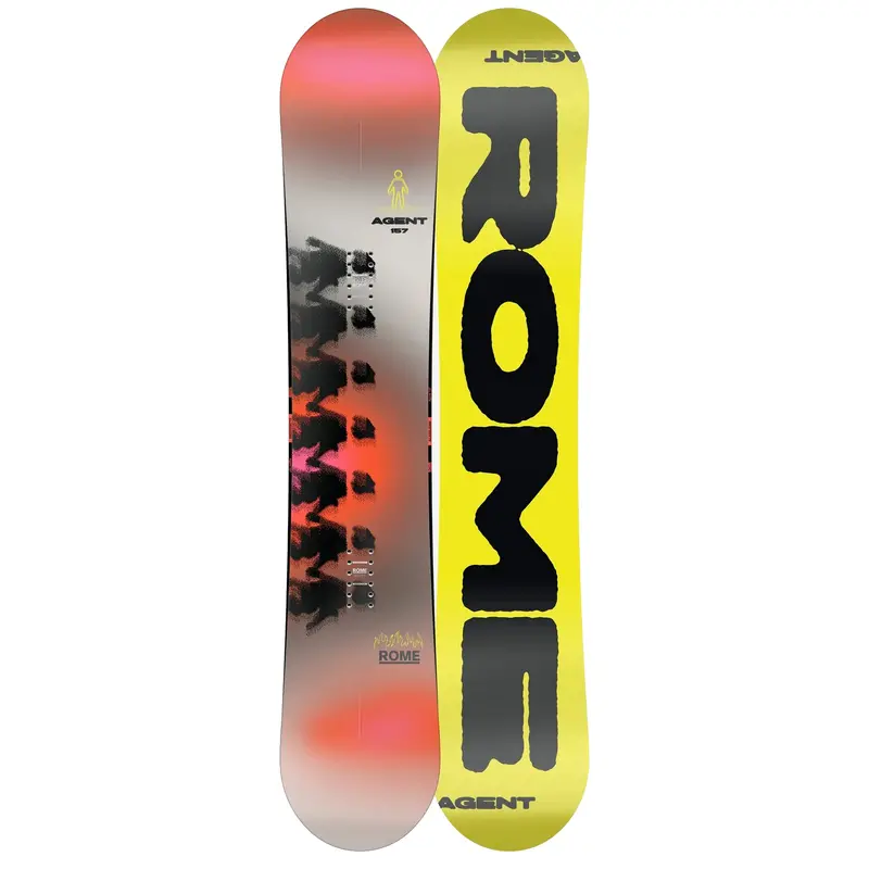 Rome Agent Entry-Level All-Mountain Snowboard 1