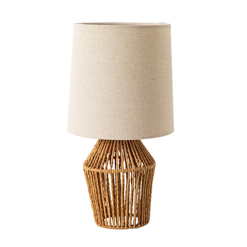 Rope-Wrapped Table Lamp – 32Cm Handcrafted Accent Light 1