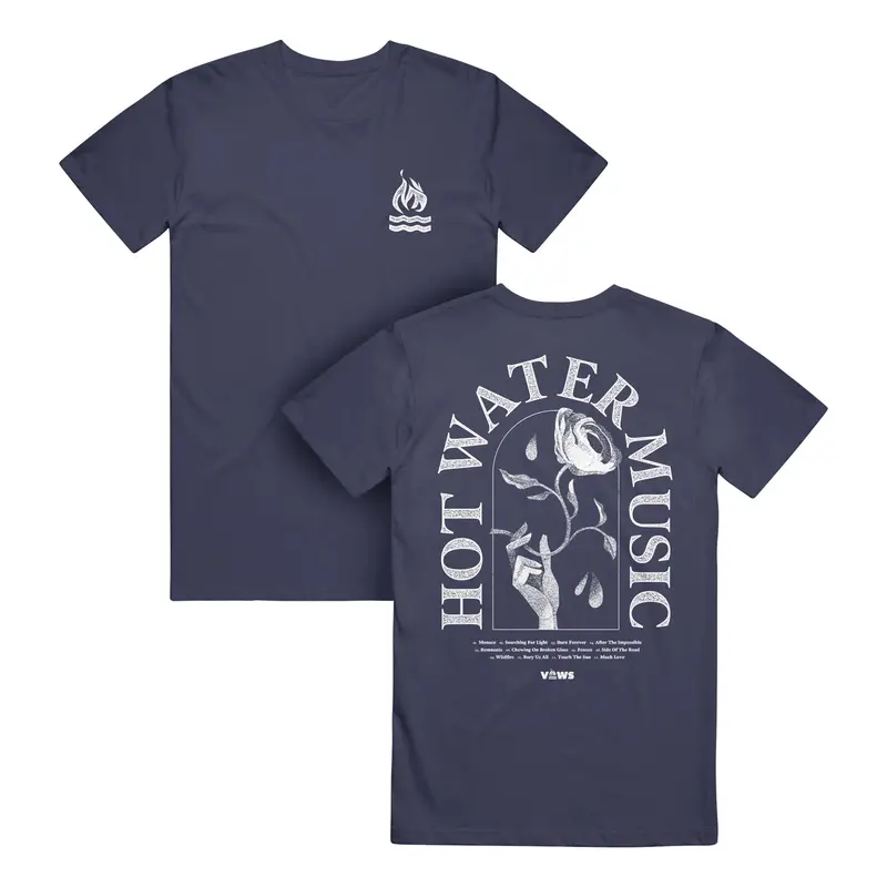 Rose • Navy Blue T-Shirt 1