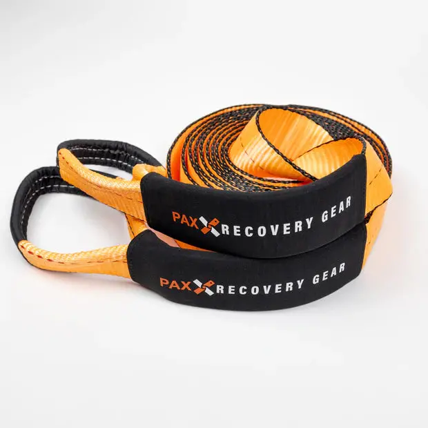 Rotopax 30-Foot Flat Recovery Strap With Protective Weave 1