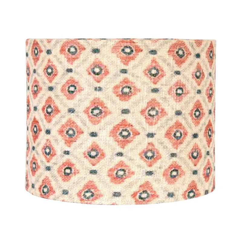 Rust-Colored Drum Pendant Shade – 25 Cm Diameter × 20 Cm Height 1