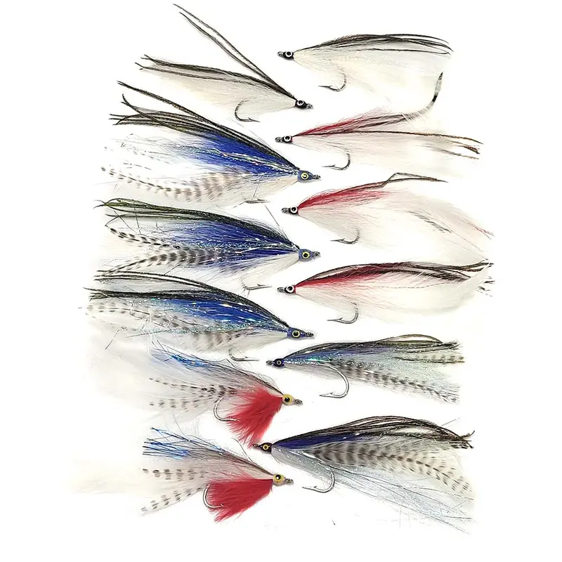 Saltwater Deceiver Flies – 10-Pack Assortment 1
