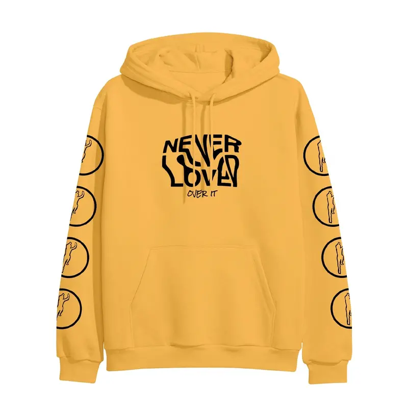 Scan Pullover Hoodie – Metallic Gold Accents 1