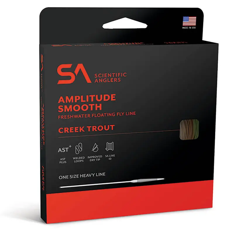 Scientific Anglers Amplitude Smooth Creek Trout Fly Line – Low-Visibility, Easy-Casting 1