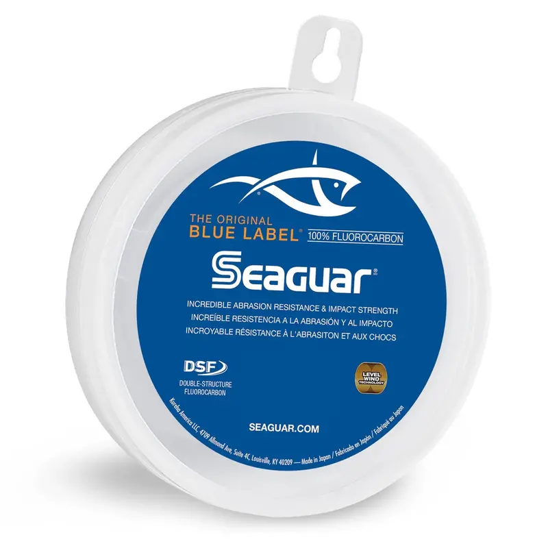 Seaguar Blue Label Fluorocarbon Fishing Leader – 100-Yard Spool 1