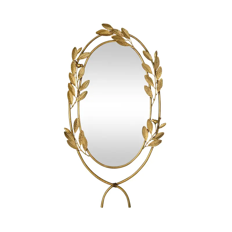 Secret Garden Oval Wall Mirror – Botanical-Inspired Framed Accent 1