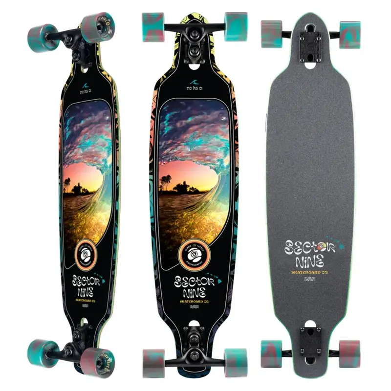 Sector 9 Fractal Shave Ice Longboard Deck 1