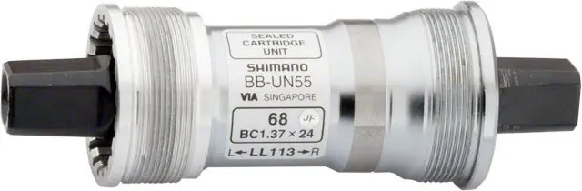 Shimano Un55 Square-Taper Bottom Bracket – English Thread 1