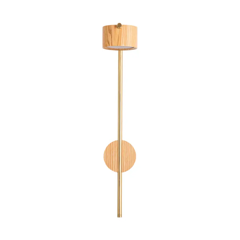 Slim Wooden Wall Light – 20X55Cm Morten Minimalist Fixture 1