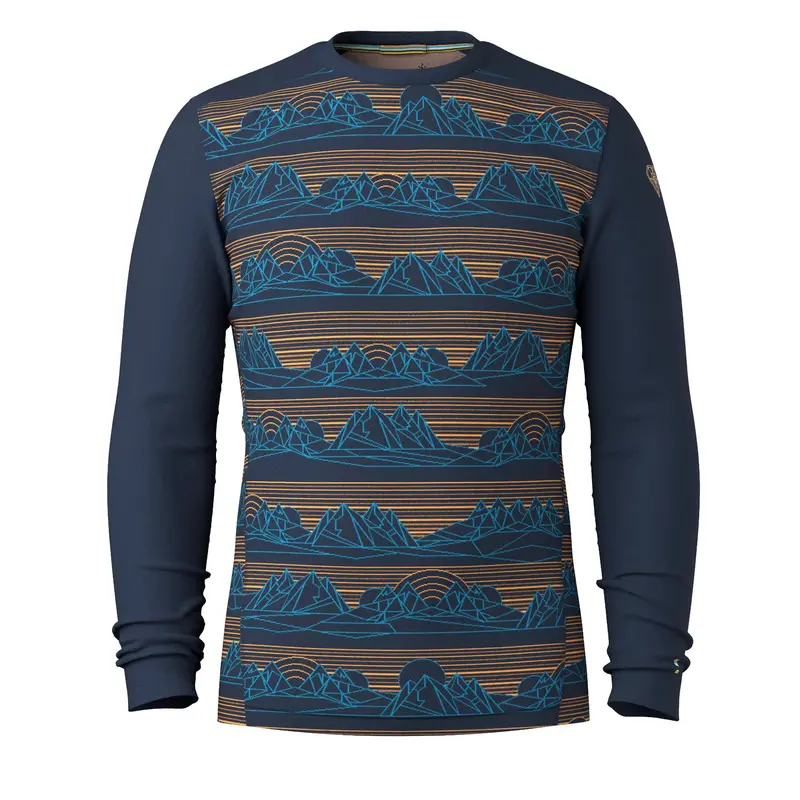 Smartwool Men'S Thermal Merino Crew Neck Base Layer Shirt 2