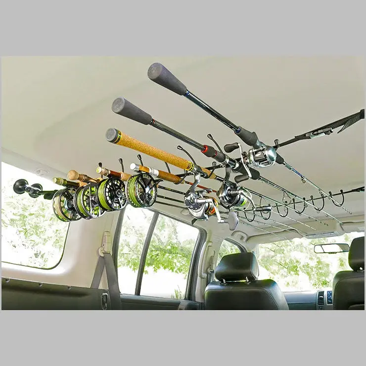 Smith Creek Adjustable Rod Rack – Wall-Mounted Fly Rod Storage 1