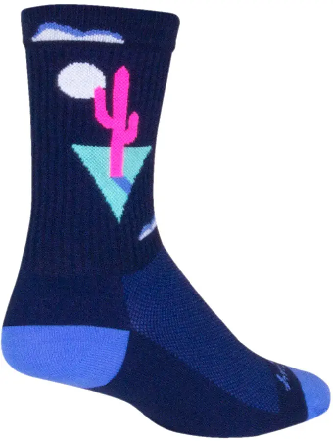 Sock Guy Cactal Graphic Crew Socks 1