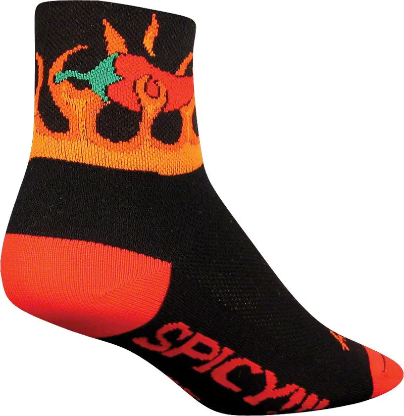 Sock Guy Classic Spicy Chili Pepper Crew Socks 1