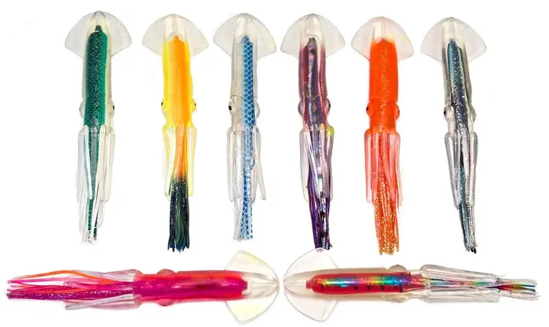 Squidnation Long-Tail Rubber Mauler Squid Bait 1
