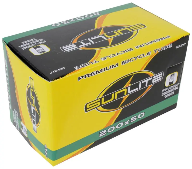 Sunlite 8X2-Inch Angle Valve Inner Tube – 700C Compatible 1