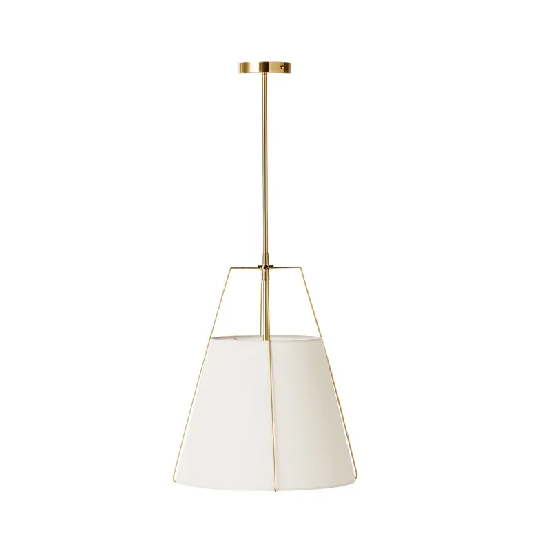 Sutton Gold-Finished Pendant Lamp – 92Cm Drop, 40Cm Width 1