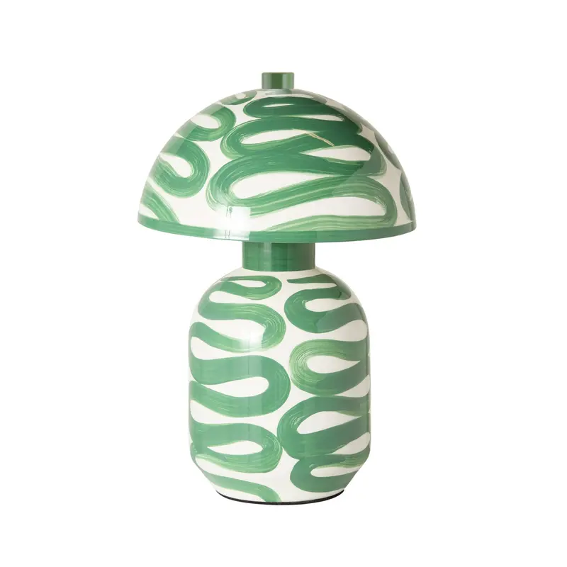 Swirl Ceramic Table Lamp – 36Cm Modern Accent Light 1