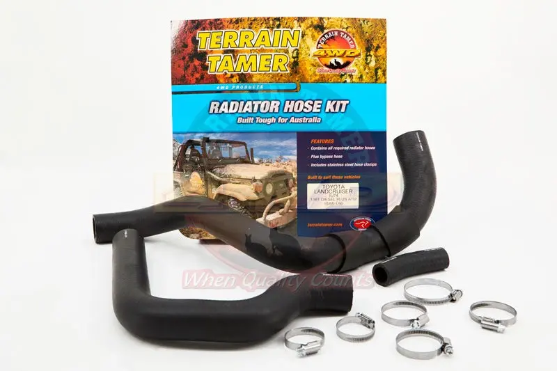 Terrain Tamer Radiator Hose Replacement Kit For Toyota Land Cruiser Bj74 Auto Transmission 1