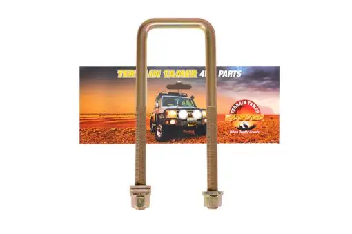 Terrain Tamer Square-Top U-Bolt – Land Cruiser 70 Series (Bj70/Bj73/Bj74/Fj70/Fj73 From Nov 1984; Hzj70/Hzj73/Pzj70/Pzj73 From Jan 1990), 220 × 70 × 14Mm (Mub1370) 1