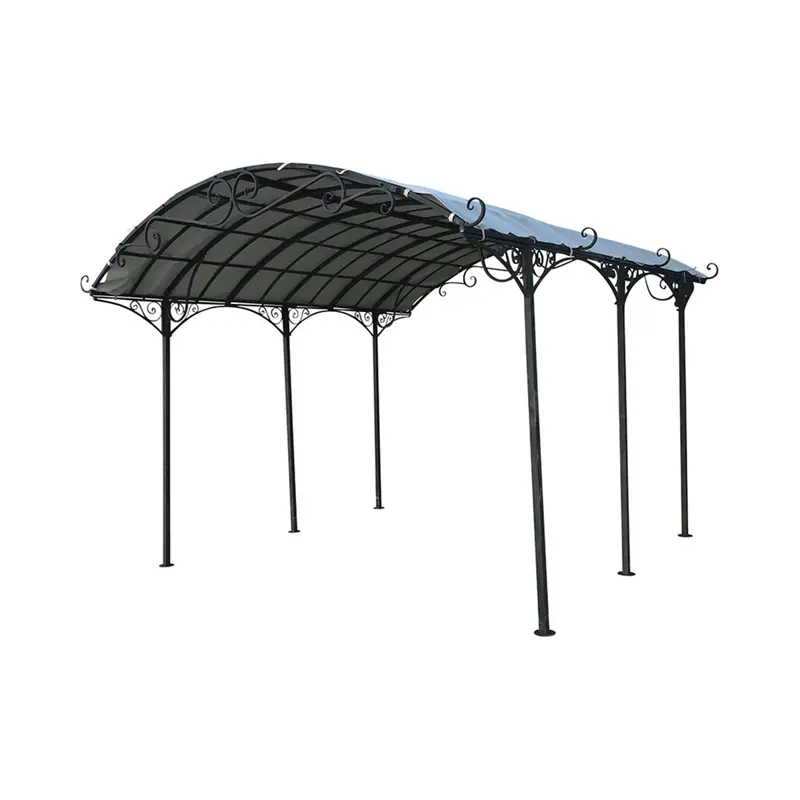 Tivoli Gazebo Replacement Canopy Only – Light Grey Weather-Resistant Fabric 1