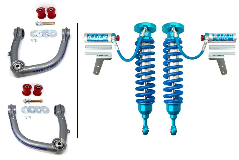 Total Chaos Land Cruiser 200 Uca Kit With King 2.5 Adjustable Coilover Shocks 1
