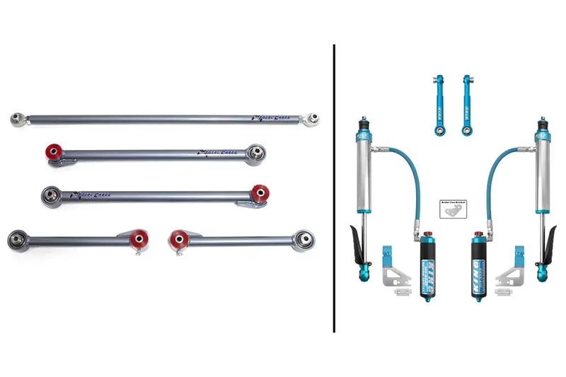 Total Chaos Rear Links With King 2.5" Shocks — Tundra 3Rd Gen (2022–2024) 1