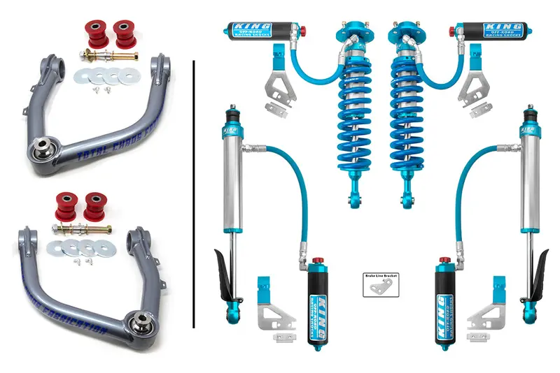 Total Chaos Uca Kit With Adjustable 2.5" Shocks — Front & Rear — Tundra 3Rd Gen (2022–2024) 1
