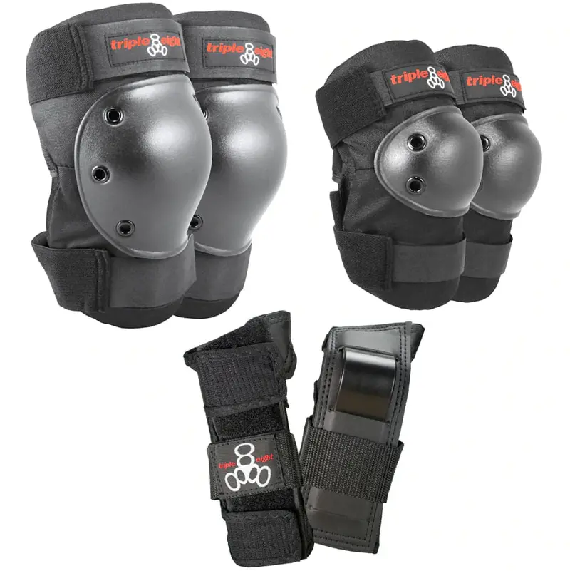 Triple Eight Impact Protection Pad Set – Skate & Bike Use 1
