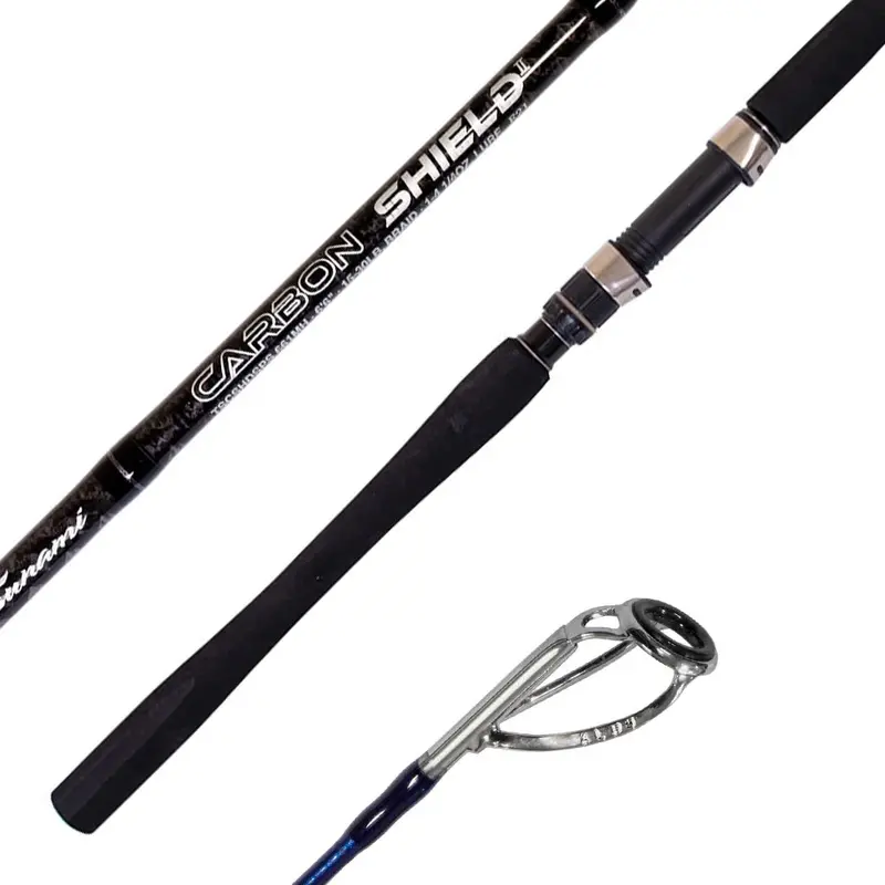 Tsunami Carbon Shield Slow Pitch Jigging Rods – Ultra-Sensitive Deep-Sea Rods 1